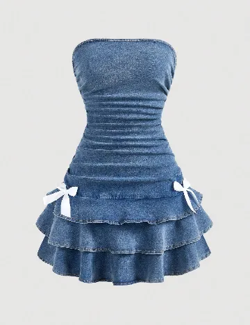 Rochie scurta SHEIN, albastru