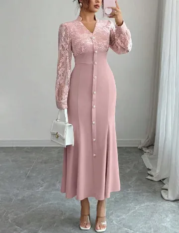 Rochie medie SHEIN, roz