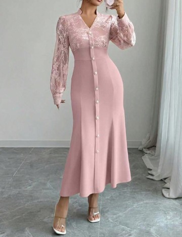 Rochie medie SHEIN, roz