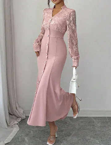 Rochie medie SHEIN, roz