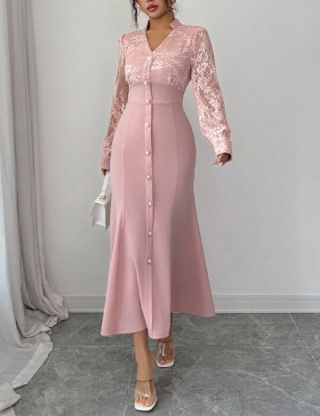Rochie medie SHEIN, roz