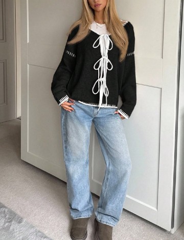 Cardigan SHEIN, negru