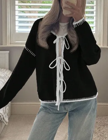 Cardigan SHEIN, negru