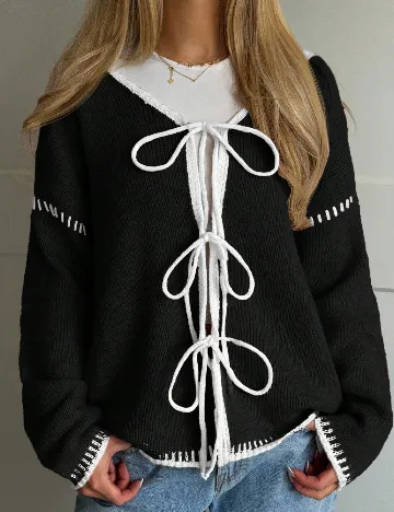 Cardigan SHEIN, negru