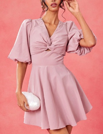 Rochie scurta SHEIN, roz