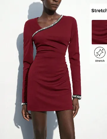 Rochie scurta SHEIN, visiniu