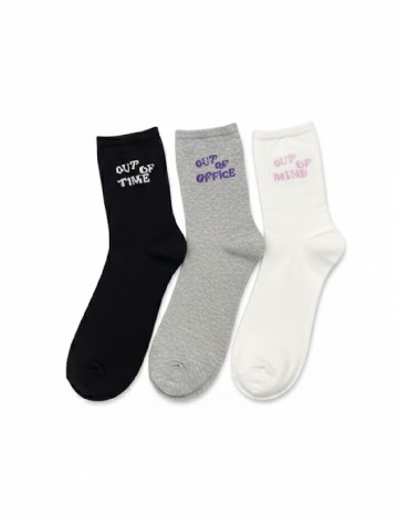 Set sosete 3 perechi C&A, mix culori