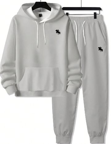 Compleu SHEIN Plus Size Men, gri