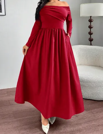 Rochie lunga SHEIN CURVE, rosu