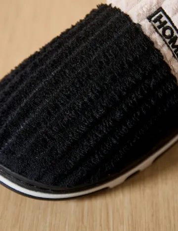 Papuci de Casa SHEIN, negru