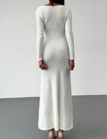 Rochie lunga SHEIN, ecru