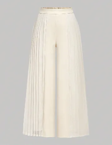 Pantaloni SHEIN CURVE, crem