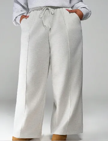 Pantaloni SHEIN CURVE, gri