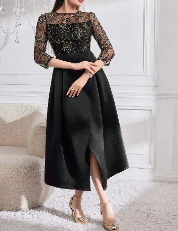 Rochie medie SHEIN, negru