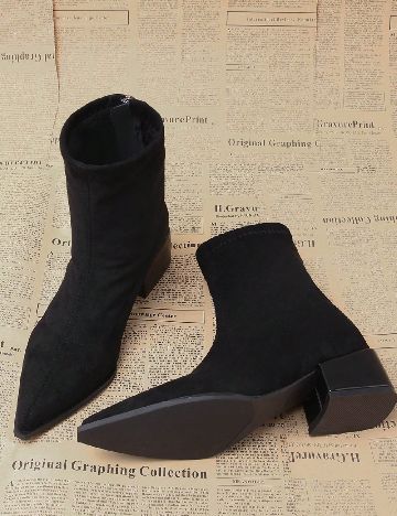 Botine SHEIN, negru