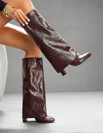 Cizme SHEIN, maro