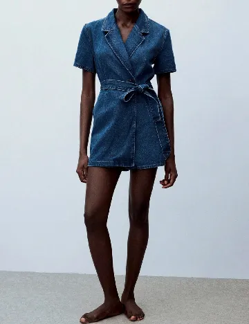 Salopeta SHEIN, albastru