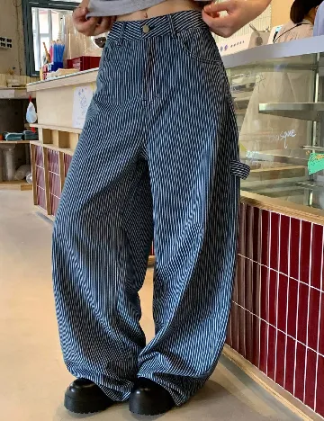 Pantaloni Dazy, albastru