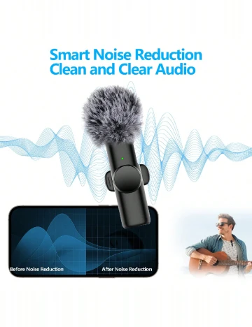 Mini microfon SHEIN, negru