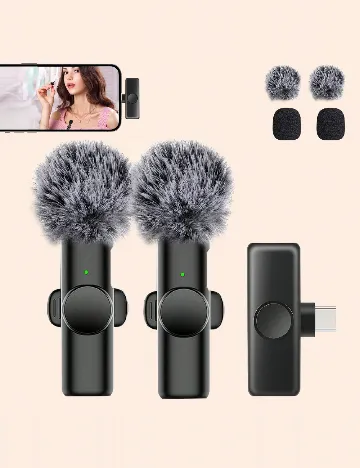 Mini microfon SHEIN, negru