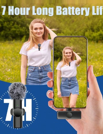 Mini microfon SHEIN, negru