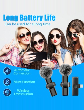 Mini microfon SHEIN, negru