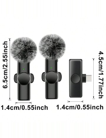 Mini microfon SHEIN, negru