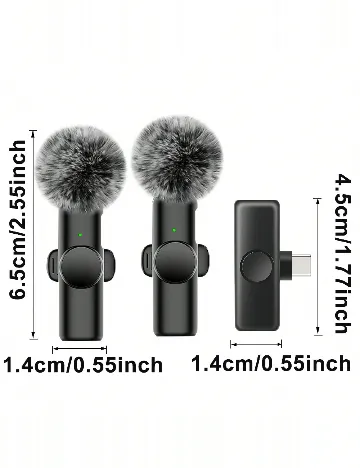 Mini microfon SHEIN, negru