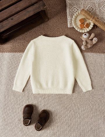 Bluza Shein Kids, ecru