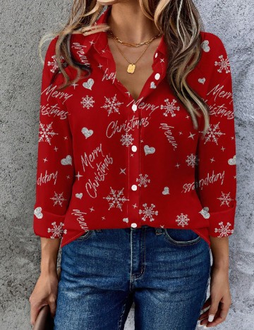 Camasa Emery Rose, rosu