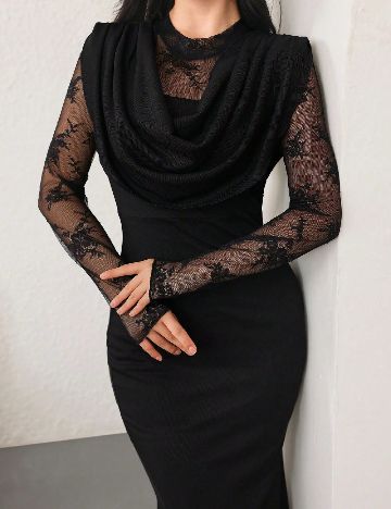 Rochie lunga SHEIN, negru