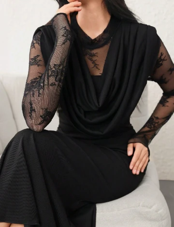 Rochie lunga SHEIN, negru