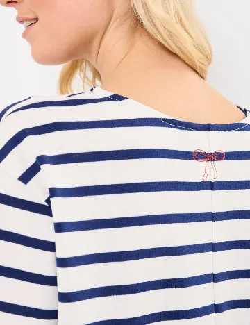 Rochie scurta Ichi, alb/albastru