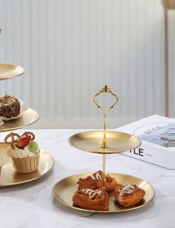 Platou etajat SHEIN, auriu