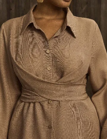 Compleu SHEIN CURVE, maro