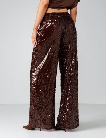 Pantaloni Missguided, maro