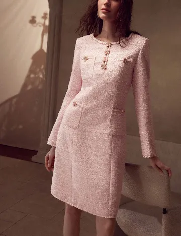 Rochie scurta MOTF, roz