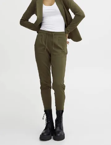 Pantaloni Ichi, verde