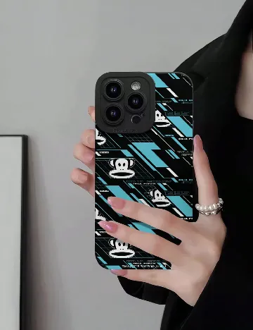 Husa iPhone SHEIN, negru