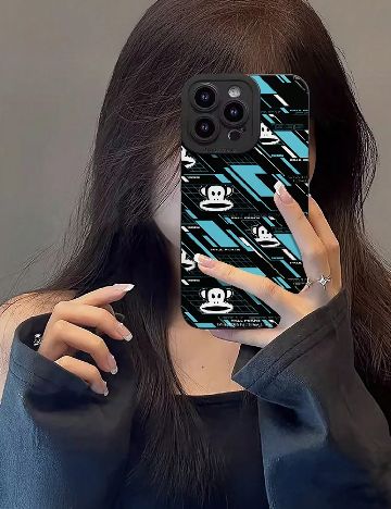 Husa iPhone SHEIN, negru