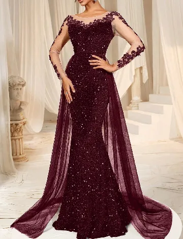 Rochie lunga Faeriesty, visiniu