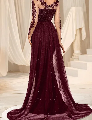 Rochie lunga Faeriesty, visiniu