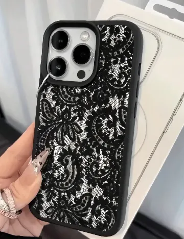 Husa iPhone 15 Pro SHEIN, negru