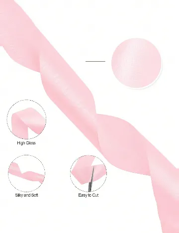 Panglica decorativa SHEIN, roz