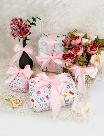 Panglica decorativa SHEIN, roz