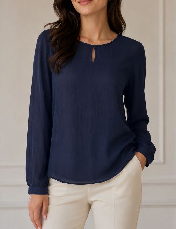 Bluza Ichi, bleumarin