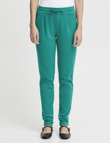 Pantaloni Ichi, turcoaz