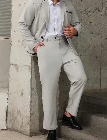 Costum SHEIN Plus Size Men, gri