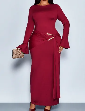 Rochie lunga SHEIN CURVE, rosu