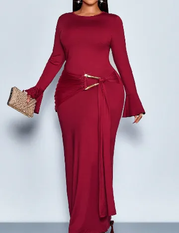 Rochie lunga SHEIN CURVE, rosu